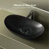 EMKE Aufsatz-Waschtisch aus Keramik – Ovales Design in Produktbild-Vorschau 3
