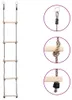 vidaXL 5-stupňový rebrík 210 cm z masívneho borovicového Náhľad obrázku produktu 5