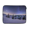 MuchoWow® Laptop Hülle 15 Zoll Winter - Schnee - Nacht - Produktbild-Vorschau 1