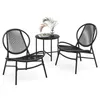 SONGMICS Balkonmöbel, 3er Set, Gartenmöbel-Set, mit Tisch, Produktbild-Vorschau 1