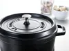 Staub Round Cast Iron Pot - Black  1.7 ltr Náhľad obrázku produktu 6