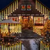 4M 288 LED Icicle Fairy Lights 50cm 8 Tubes Meteor Shower Podgląd zdjęcia produktu 3