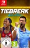 The cover art for the Nintendo Switch game 'Tiebreak - Ace Edition', featuring tennis players Coco Gauff and Novak Djokovic. Produktbild-Vorschau