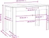 vidaXL Jídelní stůl Kouřový dub 120x60x76 cm Dřevěné Náhled obrázku produktu 7
