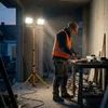 Stavebné svietidlo MasterLED so statívom 2x100 W, 16 000 Náhľad obrázku produktu 2