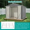 Metall Geräteschuppen Gerätehaus , 8x6FT Produktbild-Vorschau 5