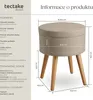TecTake 403972, Písková, Polyester, MDF Náhled obrázku produktu 7