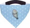 Mr. & Mrs. Panda Hunde Halstuch Seekuh Happy - Blau Pastell Produktbild-Vorschau 1