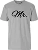 Huuraa Herren T-Shirt Mr. Schriftzug 3XL Sport Grey Bio Produktbild-Vorschau 2