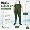 Bituxx Wathose - Gr. 42 Fladen Anglerhose Angelhose Produktbild-Vorschau 6