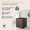 Casaria Pouf Salvaspazio Portaoggetti 38x38x38 cm con Anteprima dell’immagine prodotto 11