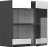 Küchenglasschrank Vicco R-Line Weiß 60 cm J-Shape, Model Produktbild-Vorschau 4