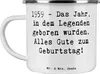Mr. & Mrs. Panda Teetasse Spruch 1959 Geburtstag - Weiß - Produktbild-Vorschau 1
