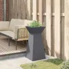 vidaXL Plantenbak op poten, antraciet, 35 x 35 x 73 cm, van Productafbeelding-voorbeeld 4