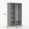 Schwebetürenschrank TOKYO M, Schlafzimmer Kleiderschrank Produktbild-Vorschau 6