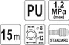 Yato YT-24209, 12 bar, Blau, 15 m, 1,2 cm, 1,32 kg Produktbild-Vorschau 2