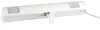 A white infrared heater with a mounting bracket and a power cord, isolated on a white background. Produktbild-Vorschau