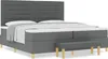 Eleganten-Stil Bettrahmen, Boxspringbett mit Matratze & Produktbild-Vorschau 1