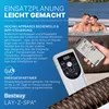 Bestway® LAY-Z-SPA® Energiespar-Whirlpool Bali AirJet™ mit Produktbild-Vorschau 9
