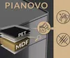 Diagram showing the layers of a product with icons indicating features. Produktbild-Vorschau