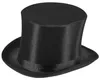 Cappello a cilindro in raso per costumi teatrali nero Anteprima dell’immagine prodotto 1