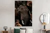MuchoWow® Poster Elefant - Pflanzen - Blumen 120x180 cm - Produktbild-Vorschau 4