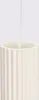 Moderne beige runde Pendelleuchte Ø20cm drei Wellrohre für Produktbild-Vorschau 7