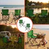 Campingstuhl mit Getränkehalter - grün - Garten Strand Produktbild-Vorschau 7