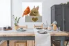 MuchoWow® Poster Tiere - Kaninchen - Vogel 100x100 cm - Produktbild-Vorschau 3
