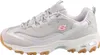 Auf dem Bild ist ein grauer Freizeitschuh zu sehen der von der Seite betrachtet wird. Der Schuh hat eine sportliche Form und eine auffällige Schnürung. Produktbild-Vorschau