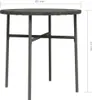 vidaXL Boční stolek Grey 45 cm Poly Rattan Náhled obrázku produktu 6