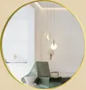 Rebiko okrúhle kúpeľňové nástenné zrkadlo so zlatým rámom s Náhľad obrázku produktu 9