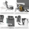 tectake® Aluminium Strandstuhl Coral klappbar, mit Produktbild-Vorschau 4