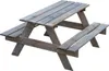 ITA Kindersitzgarnitur aus Holz Grau - Kinder Picknicktisch Produktbild-Vorschau 1