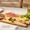 Tagliere di legno grande XXL - Con scanalatura per il succo Anteprima dell’immagine prodotto 4