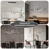 JDONG LED-Pendelleuchte, 90cm Schwarze Spirale Produktbild-Vorschau 6