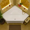 ECOLAM Baignoire d'angle IRMA 140 x140 cm + tablier | Voir les images du produit 9