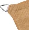 vidaXL Tenda da sole HDPE rettangolare 4x6 m Beige Anteprima dell’immagine prodotto 12