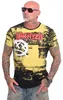Yakuza Herren Deep Down Allover Regular T-Shirt, Schwarz, Produktbild-Vorschau 2