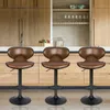 4er Set Barhocker Barstühle Tresenhocker mit Fußstütze Produktbild-Vorschau 2