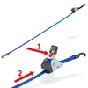 Kerbl Automatik-Zurrgurt mit Aufrollfunktion Farbe blau Produktbild-Vorschau 7