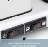 Close-up of two switches on a white appliance, with text overlay. Produktbild-Vorschau