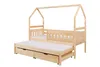 KEF BLANKA Kinderbett 90x180 cm - Doppelbett mit Schubladen Produktbild-Vorschau 3