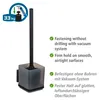 WENKO Vacuum-Loc® Set per WC Mod. Quadro Black, fissaggio Anteprima dell’immagine prodotto 3
