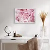 Gerahmtes Poster - Weißer Rahmen - Blumenstrauß Blumen Rosa Produktbild-Vorschau 6