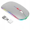 Kabellose Maus Batterieanzeige Bluetooth Funk LED Aufladbar Produktbild-Vorschau 1