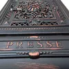 LUXUS ALUGUSS Massiver Briefkasten - Antik Schwarz Retro Produktbild-Vorschau 6