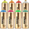 Sprühlack | Montana GOLD | Fluoreszierend | 400ml | 8 Produktbild-Vorschau 1