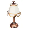 Miniaturní lampa v měřítku 1/12, bílá, celková výška 6 cm, Náhled obrázku produktu 2