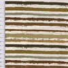 Baumwollstoff Meterware Popeline Streifen schmal weiß khaki Produktbild-Vorschau 4